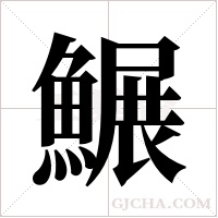 䱼的笔顺